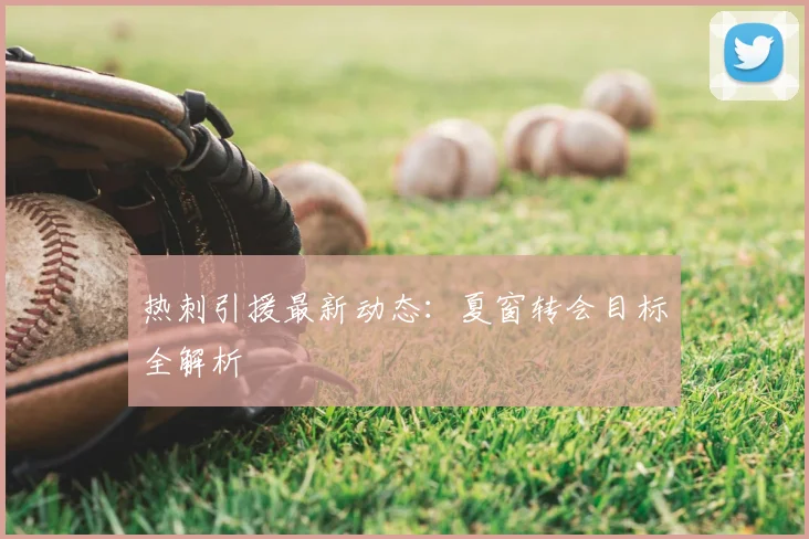 热刺引援最新动态：夏窗转会目标全解析